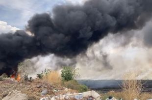 #Video: Fuerte incendio consume más de 20 hectáreas de pastizales en #Edoméx