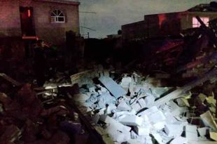 #Video: Explosión de pirotecnia destruye casa, en #Tultepec