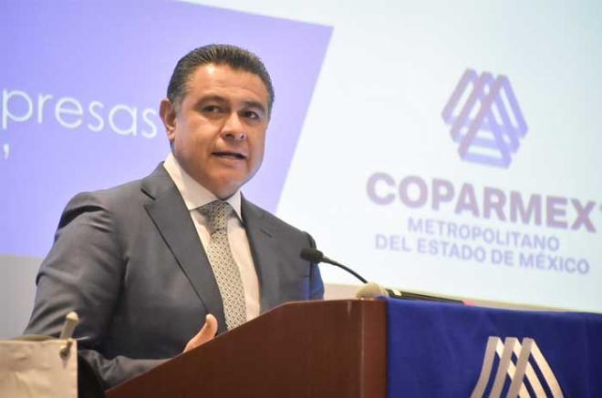 El presidente de la Coparmex Metropolitano reconoció al Alcalde por su apoyo a los empresarios.