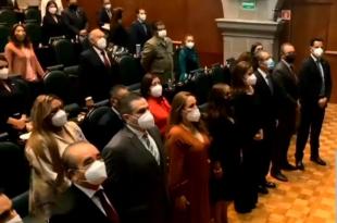 Nuevos comisionados del Infoem rinden protesta ante el pleno del Congreso del Edoméx
