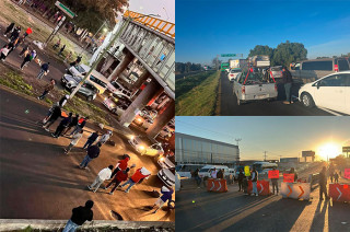 Video: Bloqueos por Operación Caudal paralizan principales vías del Edoméx