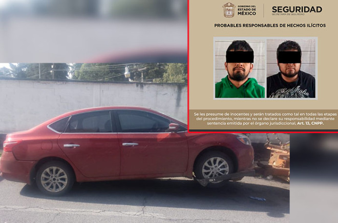 Los oficiales detuvieron a Juan “N” de 29 años, Juan “N” de 25 años y a un menor, quienes fueron trasladados a la Agencia del Ministerio Público correspondiente.