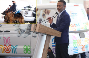 El alcalde Fernando Flores Fernández, puso en marcha el agrupamiento especial conformado con elementos capacitados y cuatro binomios caninos.