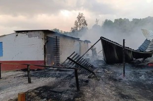 El incendio derivado de la detonación fue controlado y sofocado sin que se reportaran personas lesionadas ni víctimas fatales, según informaron fuentes oficiales