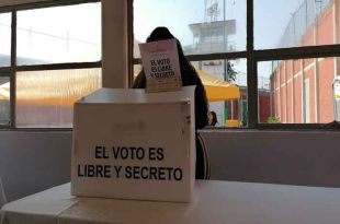 En Almoloya de Juárez, desde las 08:00 de la mañana alrededor de 800 personas en prisión preventiva pudieron votar.