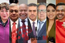 Delfina Gómez, Cristóbal Castañeda, Raciel Pérez Cruz, Omar García Harfuch, Higinio Martínez, Ruth Salinas, Jorge Álvarez Máynez