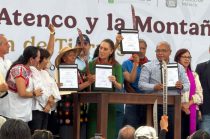 Claudia Sheinbaum encabeza la restitución de 54 hectáreas al ejido de Atenco como parte del Plan de Justicia.