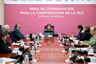 La gobernadora Delfina Gómez, respaldó la “Operación Atarraya”.