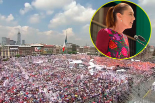 Sheinbaum Pardo recordó que el 1 de octubre de 2024 marcó un hecho histórico para México con la llegada de la primera mujer al frente del Poder Ejecutivo.