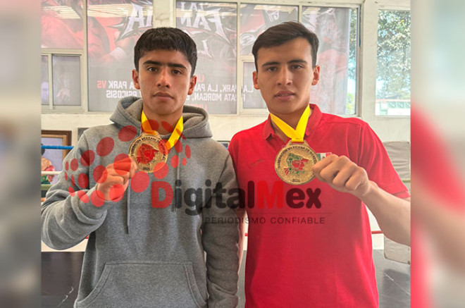 Video: Santos Armin, boxeadores mexiquenses, se coronan y van por los Juegos Olímpicos 2028