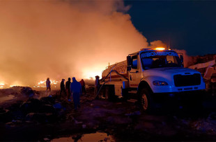 El siniestro fue controlado tras cinco horas de trabajo coordinado entre bomberos y personal de Protección Civil de Nezahualcóyotl, CDMX, Chimalhuacán, Texcoco y Ecatepec