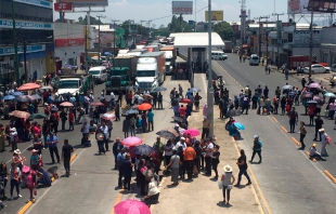 Protestan vecinos por falta de agua en Ecatepec