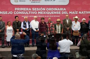 La gobernadora encabezó la primera sesión ordinaria 2026 del Consejo Consultivo Mexiquense del Maíz Nativo.