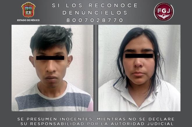 Julián Aldair “N” de 20 años y Laisha Lesli “N” de 18 años fueron detenidos por el asesinato de su hijo.