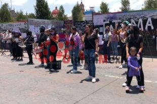 Marcharon colectivas feministas en Toluca.