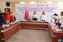 La presidenta Ana Aurora Muñiz Neyra refrenda la Protesta de Ley al Sistema Municipal para la Igualdad, consolidando políticas inclusivas y de protección para las mujeres