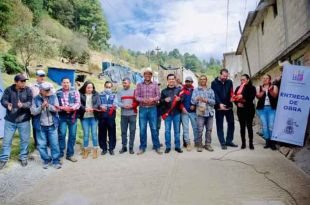 Carlos González Berra, alcalde de Temascaltepec, fortalece la calidad de vida con nuevas obras de infraestructura.