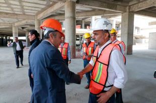 Obras plaza comercial Galerías Metepec