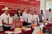 El alcalde Rigoberto López Rivera destacó la importancia de esta colaboración interinstitucional, mientras el director del IMEVIS, Alejandro Tenorio, resaltó los beneficios para la tenencia de la tierra.