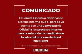 Morena emitió convocatoria para elegir candidatos a presidentes municipales y diputaciones