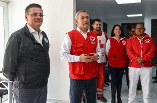 Integrantes del Consejo de la Judicatura, encabezados por su Presidente, Fernando Díaz Juárez, reconocen la modernización de la Delegación Toluca de Cruz Roja Mexicana