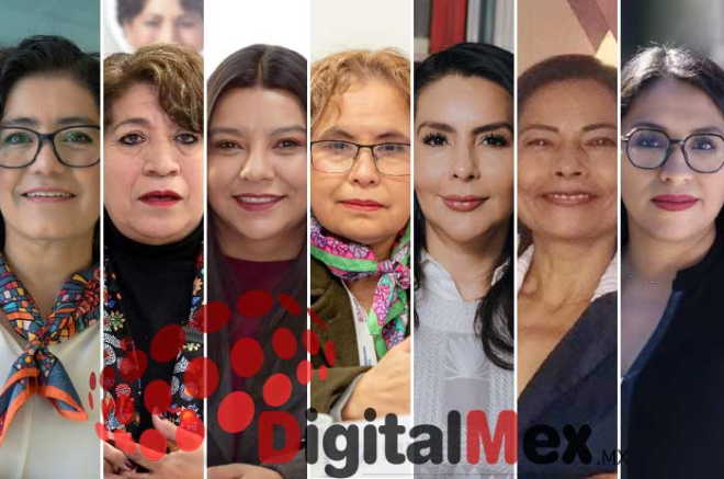 Patricia Zarza, Delfina Gómez, Ana María Castro, Martha Patricia Tovar, Arlén Siu Merlos, Veneranda Mendoza, Nancy Nápoles