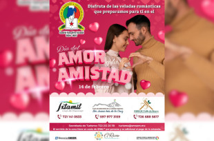 Anuncio del SMSEM sobre la realización de veladas románticas en sus Casas de Descanso con motivo del Día del Amor y la Amistad