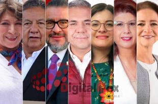 Delfina Gómez, Higinio Martínez, Horacio Duarte, Fernando Vilchis, Xóchitl Zagal, Mariela Gutiérrez, Angélica Moya.