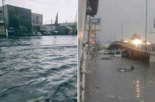 En redes sociales circulan múltiples imágenes de los estragos de la intensa lluvia