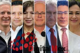 Alfredo del Mazo, Gerardo Monroy, Delfina Gómez, Eric Sevilla, Arturo Montiel, Roberto Bautista, Jacqueline García