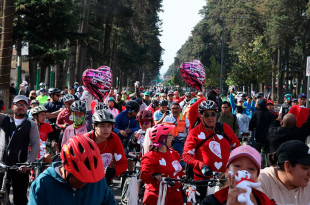 Habrá premios para bicicletas decoradas y caracterizaciones con temática de San Valentín.