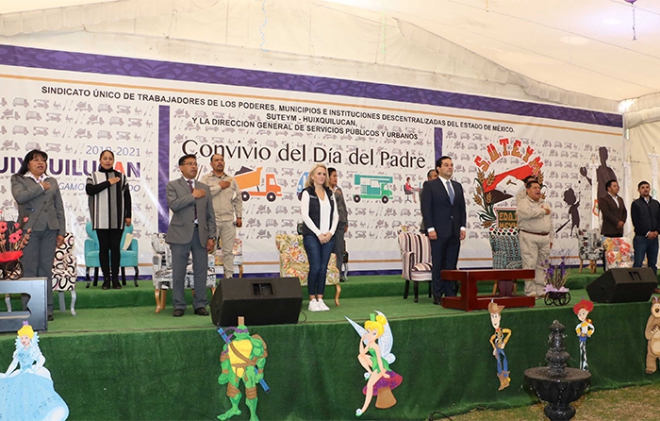 En Huixquilucan continúan los festejos por el Día del Padre