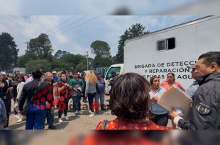 Los habitantes de Ocoyoacac denunciaron que pipas de agua ingresaban a zonas residenciales para extraer el recurso sin autorización.