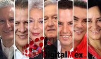 Alfredo del Mazo, Francisco Fernández Clamont, Olga Sánchez Cordero, Andrés Manuel López Obrador, Alejandro Murat, Alejandro Moreno Cárdenas, Isabel Sánchez Holguín