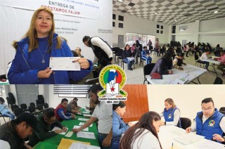 Esta inaugural edición de entrega de préstamos se desarrolló de manera simultánea en las 14 regiones sindicales del estado. 
