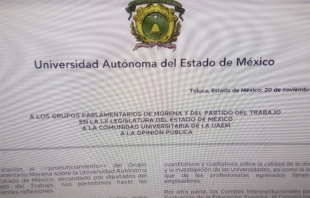 Críticas de Morena y PT a la UAEMéx, sin fundamento legal: Alfredo Barrera