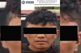 Luego de ser identificado por la víctima, fue presentado ante las autoridades para deslindar responsabilidades.