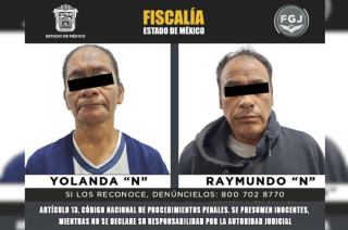 Raymundo “N” y Yolanda “N”, imputados por homicidio en Metepec