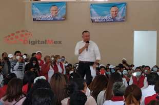 En un evento realizado en Capultitlán como parte de su cierre de campaña, dijo que en cada paso que han dado han confirmado el triunfo