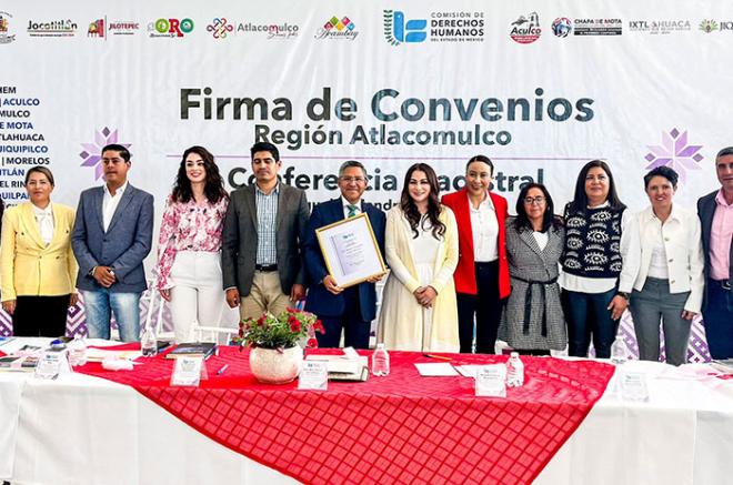 Codhem firmó convenios de colaboración con 15 ayuntamientos del norte del #Edoméx