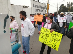 Detenido desarrollo en comunidades de #Ocoyoacac, denuncian habitantes