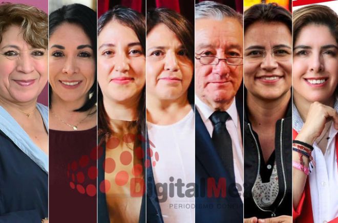 Delfina Gómez, Karina Labastida, Nayeli Gómez, Celeste Ramírez, Bernardo Barranco, Paola Jiménez, Melissa Vargas