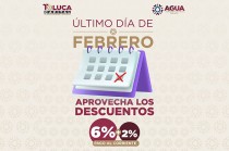 Se ofrece una reducción del 6%, con un 2% adicional para quienes estén al corriente en sus contribuciones.