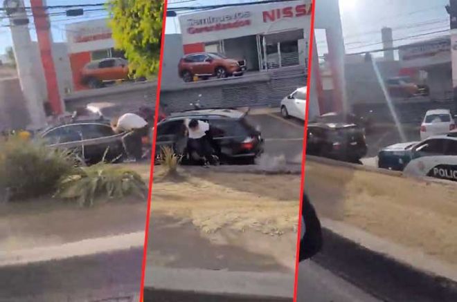 #Video: ¡Precaución! Persecución y balacera en la México-Toluca