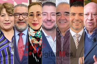 Delfina Gómez, Horacio Duarte Olivares, Ingrid Krasopani, Elías Rescala, Maurilio Hernández, Rafael Flores, Mauricio Valdés