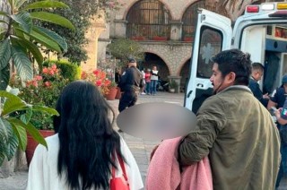 La balacera interrumpió la misa de una quinceañera en el atrio del Santuario de los Remedios