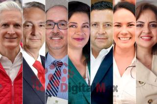 Alfredo del Mazo, Luis Felipe Puente, Carlos Eduardo Barrera, Martha Hilda González, Gerardo Monroy, Alejandra del Moral, Ana Lilia Herrera