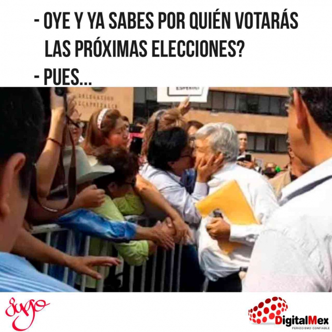 Ya sabes por quién vas a votar?