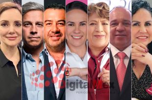 Lily Téllez, Claudio X González, David Tapia, Alejandra Del Moral, Delfina Gómez, Manuel Vilchis, América Rivera
