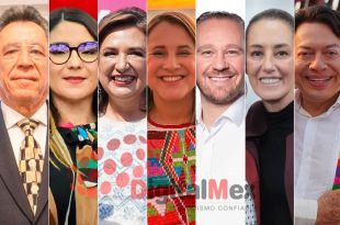 Ignacio Salgado, Paulina Moreno, Xóchitl Gálvez, Diana Vega, Santiago Taboada, Claudia Sheinbaum, Mario Delgado